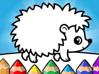 Cute Animals: Coloring Book