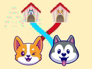 Doge Rush : Draw Home Puzzle