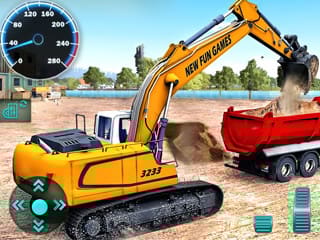 Excavator Crane Driving Sim
