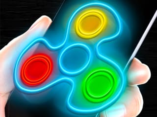 Fidget Spinner Neon Glow Online
