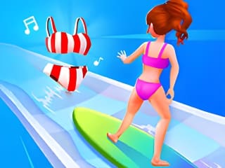 Girl Surfer 3D