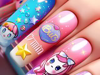 Girls Fun Nail Salon