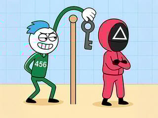 Thief Stick Puzzle: Man Escape